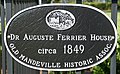 osmwiki:File:Dr Auguste Ferrier House, circa 1849 - Historical plaque (50534826781).jpg