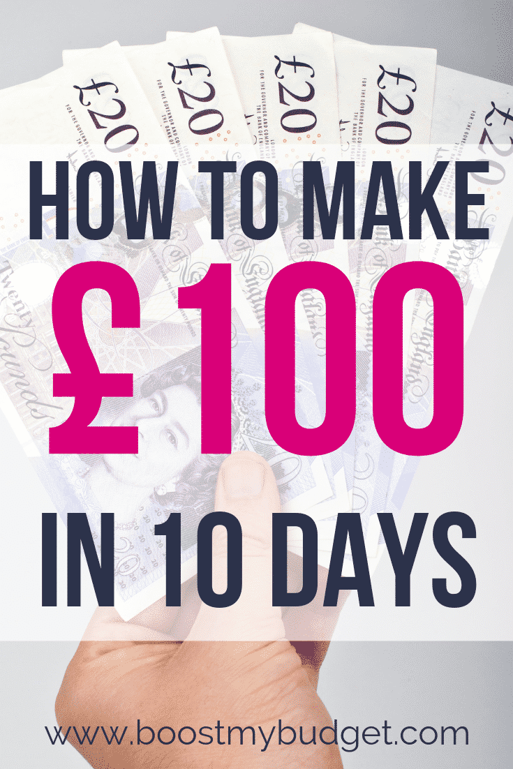 How to Make £100 in 10 Days: are you interested in making money from home in the UK? Start here with my free money making challenge! I'll email you new ways to make money from home every day for 10 days!