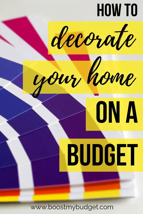 Frugal and creative DIY hacks to save money on decorating your new home! Give your bedroom or bathroom a makeover for less with these money saving tips.