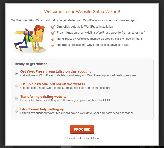 How to start a blog to make money: install wordpress on Siteground